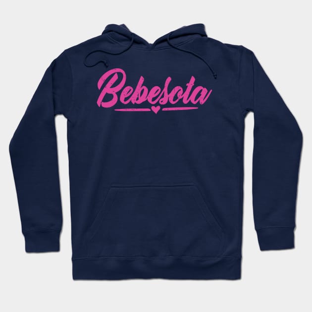 Bebesota - pink design Hoodie by verde